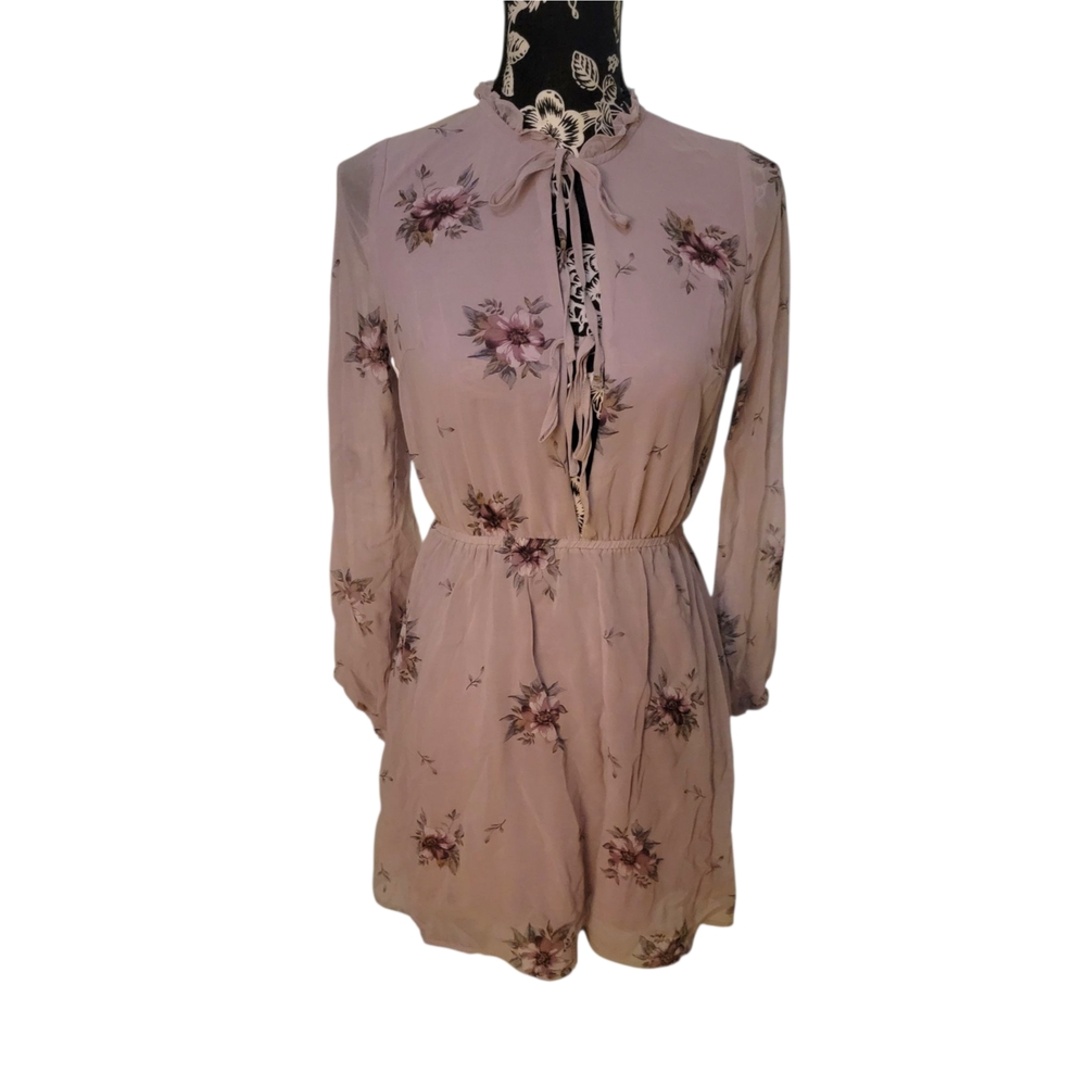 Full Tilt Lavender Floral Dress